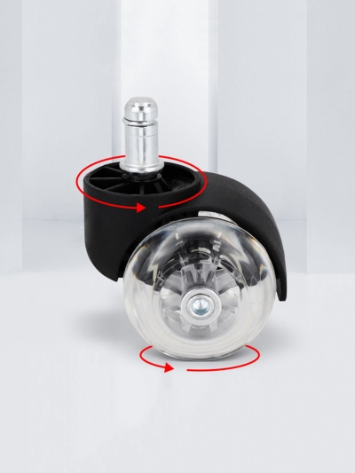 Колесики для кресла, Shutter силиконовые, набор из 5 шт-5