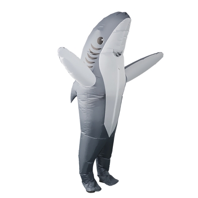 Надувной карнавальный костюм Акула, серый FZ1758-1
