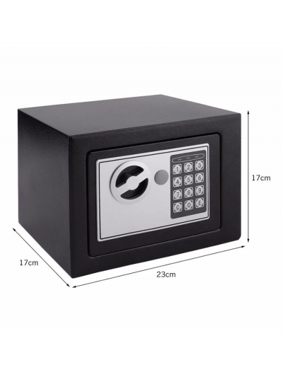 Сейф для денег с электронным замком Salvo черный-2