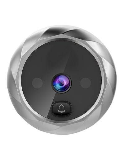 Видеоглазок для входной двери, DoorVue, серебряный-1