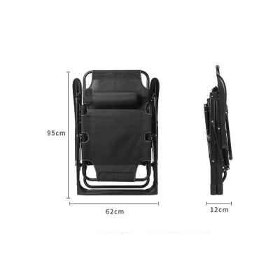 Шезлонг металлический Viva, 178х63х40-8